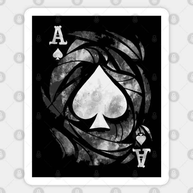 Ace of Spades Magnet by LR_Collections